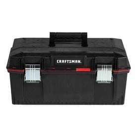 CRAFTSMAN Portable Tool Boxes PRO 23-in Red Plastic Lockable Tool Box 4 CRAFTSMAN Portable Tool Boxes PRO 23-in Red Plastic Lockable Tool Box - Image 4