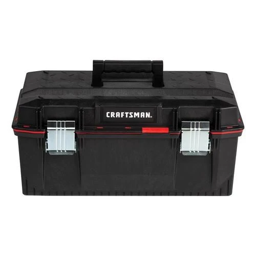 CRAFTSMAN Portable Tool Boxes PRO 23-in Red Plastic Lockable Tool Box 5 CRAFTSMAN Portable Tool Boxes PRO 23-in Red Plastic Lockable Tool Box - Image 5