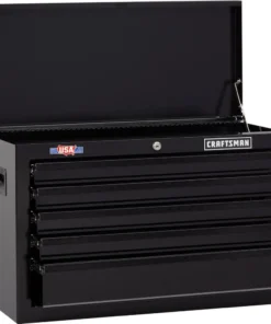 CRAFTSMAN Top Tool Chests 1000 Series 26-in W x 17.25-in H 5-Drawer Steel Tool Chest (Black)