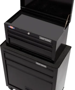 CRAFTSMAN Tool Chest Combos 1000 Series 26.5-in W x 44.25-in H 5 Ball-bearing Steel Tool Chest Combo (Black)