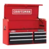 CRAFTSMAN Top Tool Chests 2000 Series 40.5-in W x 24.5-in H 6-Drawer Steel Tool Chest (Red)