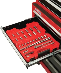 CRAFTSMAN Bottom Tool Cabinets 2000 Series 26.5-in W x 37.5-in H 5-Drawer Steel Rolling Tool Cabinet (Red) -Craftsman Store 08834463