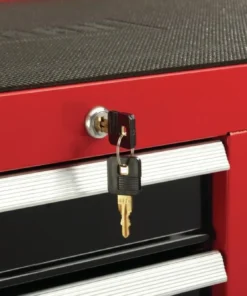 CRAFTSMAN Bottom Tool Cabinets 2000 Series 26.5-in W x 37.5-in H 5-Drawer Steel Rolling Tool Cabinet (Red) -Craftsman Store 08840336