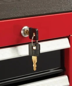 CRAFTSMAN Bottom Tool Cabinets 2000 Series 41-in W x 37.5-in H 10-Drawer Steel Rolling Tool Cabinet (Red) -Craftsman Store 08840372