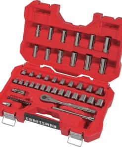 CRAFTSMAN Mechanics Tool Sets 51-Piece Standard (SAE) and Metric Combination Gunmetal Chrome Mechanics Tool Set (3/8-in) 44 CRAFTSMAN Mechanics Tool Sets 51-Piece Standard (SAE) and Metric Combination Gunmetal Chrome Mechanics Tool Set (3/8-in) -Craftsman Store 08849884