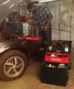 CRAFTSMAN Portable Tool Boxes 22-in 1-Drawer Black Plastic and Metal Wheels Lockable Tool Box -Craftsman Store 09051388