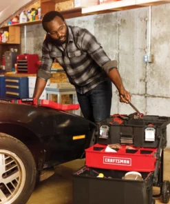 CRAFTSMAN Portable Tool Boxes 22-in 1-Drawer Black Plastic and Metal Wheels Lockable Tool Box -Craftsman Store 09051391