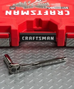CRAFTSMAN Mechanics Tool Sets 51-Piece Standard (SAE) and Metric Combination Gunmetal Chrome Mechanics Tool Set (3/8-in) 30 CRAFTSMAN Mechanics Tool Sets 51-Piece Standard (SAE) and Metric Combination Gunmetal Chrome Mechanics Tool Set (3/8-in) -Craftsman Store 09098232