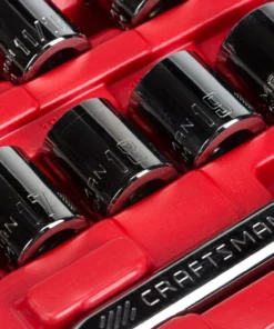 CRAFTSMAN Mechanics Tool Sets 51-Piece Standard (SAE) and Metric Combination Gunmetal Chrome Mechanics Tool Set (3/8-in) 29 CRAFTSMAN Mechanics Tool Sets 51-Piece Standard (SAE) and Metric Combination Gunmetal Chrome Mechanics Tool Set (3/8-in) -Craftsman Store 09098233