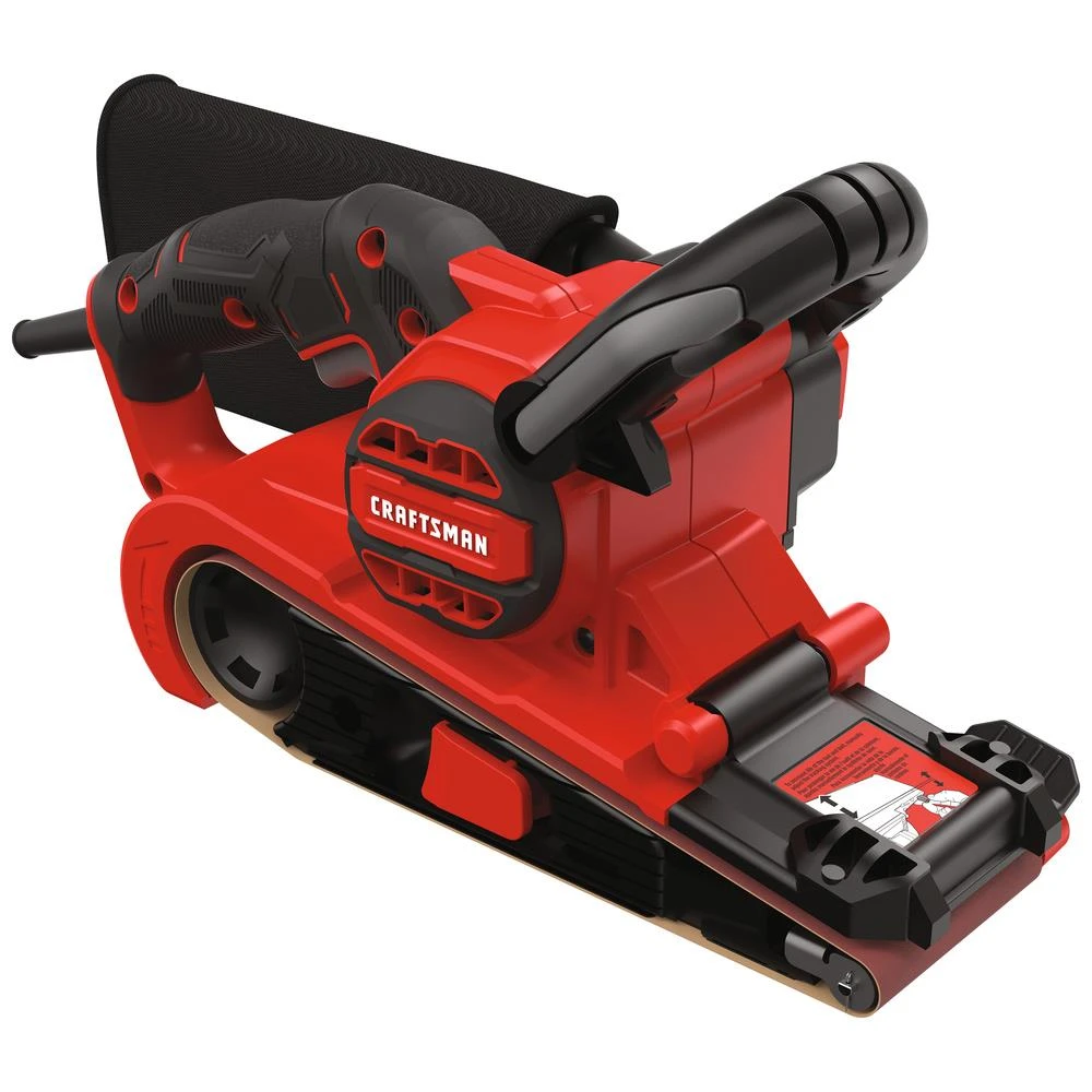 CRAFTSMAN Power Sanders 120-Volt 7-Amp Corded Belt Sander with Dust Management 4 CRAFTSMAN Power Sanders 120-Volt 7-Amp Corded Belt Sander with Dust Management - Image 4