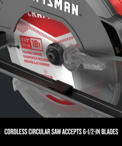 CRAFTSMAN Circular Saws V20 20-Volt Max 6-1/2-in Cordless Compact Saw Circular Saw -Craftsman Store 09214336