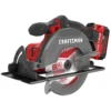 CRAFTSMAN Circular Saws V20 20-Volt Max 6-1/2-in Cordless Circular Saw Kit Circular Saw (1-Battery and Charger Included)