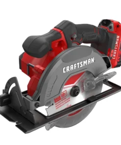CRAFTSMAN Circular Saws V20 20-Volt Max 6-1/2-in Cordless Circular Saw Kit Circular Saw (1-Battery and Charger Included) -Craftsman Store 09215015