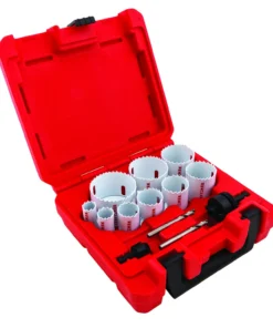 CRAFTSMAN Hole Saws & Kits 13-Piece Set Bi-metal Arbored Hole Saw Set