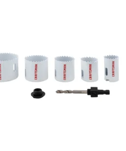CRAFTSMAN Hole Saws & Kits 7-Piece Set Bi-metal Non-arbored Hole Saw Set