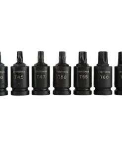 CRAFTSMAN Impact Sockets & Impact Socket Sets 7-Piece Standard (SAE) and Metric Combination 1/2-in Drive Set 6-Point Impact Socket Set