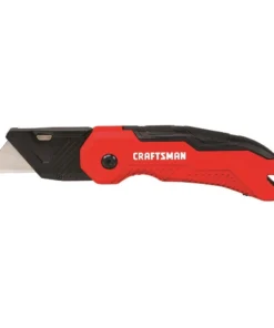 CRAFTSMAN Utility Knives 3/4-in 1-Blade Folding Utility Knife with On Tool Blade Storage