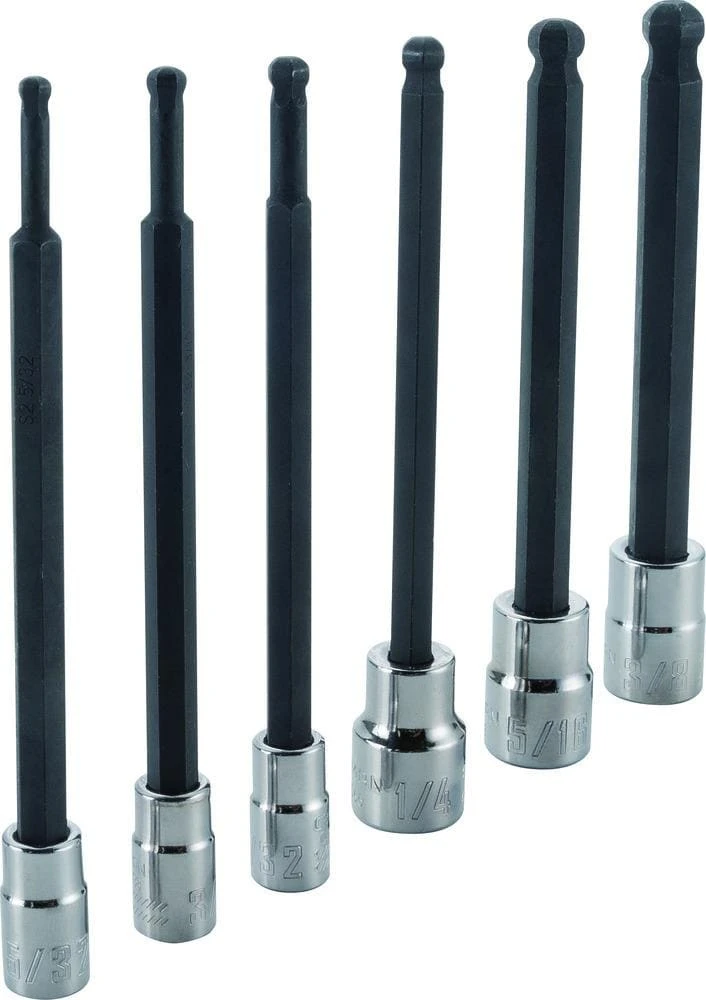 CRAFTSMAN Driver Sockets & Sets 6-Piece Set Drive Set Hex Bit Standard (SAE) Driver Socket Set 1 CRAFTSMAN Driver Sockets & Sets 6-Piece Set Drive Set Hex Bit Standard (SAE) Driver Socket Set