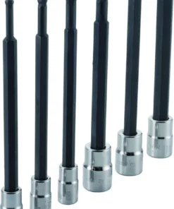 CRAFTSMAN Driver Sockets & Sets 6-Piece 1/4-in; 3/8-in Drive Set Hex Bit Metric Driver Socket Set