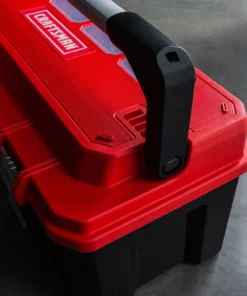 CRAFTSMAN Portable Tool Boxes PRO 26-in Red Plastic Lockable Tool Box -Craftsman Store 09223567