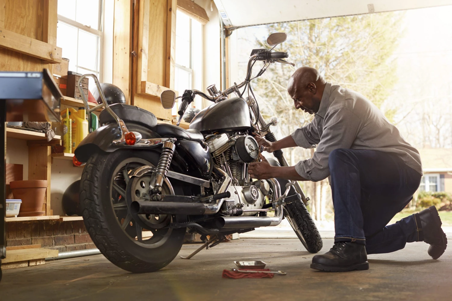 CRAFTSMAN Mechanics Tool Sets 51-Piece Standard (SAE) and Metric Combination Gunmetal Chrome Mechanics Tool Set (3/8-in) 15 CRAFTSMAN Mechanics Tool Sets 51-Piece Standard (SAE) and Metric Combination Gunmetal Chrome Mechanics Tool Set (3/8-in) - Image 15