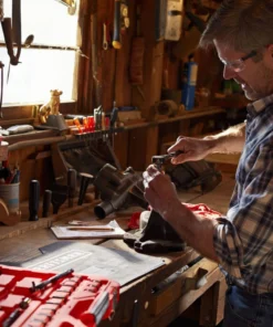 CRAFTSMAN Mechanics Tool Sets 81-Piece Standard (SAE) and Metric Combination Gunmetal Chrome Mechanics Tool Set (1/4-in; 3/8-in) -Craftsman Store 09223703 scaled