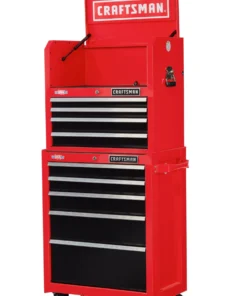 CRAFTSMAN Bottom Tool Cabinets 2000 Series 26.5-in W x 37.5-in H 5-Drawer Steel Rolling Tool Cabinet (Red) -Craftsman Store 09223725 scaled
