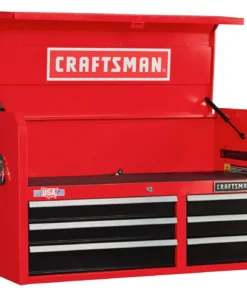 CRAFTSMAN Top Tool Chests 2000 Series 40.5-in W x 24.5-in H 6-Drawer Steel Tool Chest (Red) -Craftsman Store 09223746 scaled