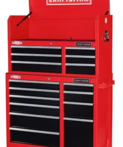 CRAFTSMAN Bottom Tool Cabinets 2000 Series 41-in W x 37.5-in H 10-Drawer Steel Rolling Tool Cabinet (Red) -Craftsman Store 09223749 scaled