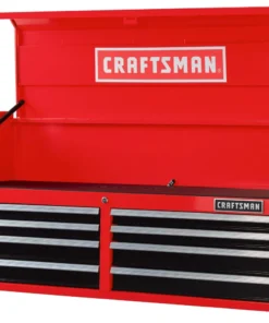 CRAFTSMAN Top Tool Chests 2000 Series 51.5-in W x 24.5-in H 8-Drawer Steel Tool Chest (Red) -Craftsman Store 09223754 scaled