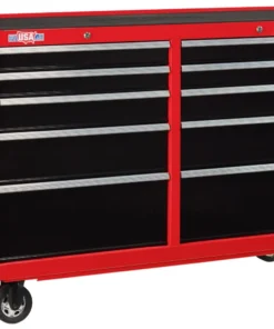 CRAFTSMAN Bottom Tool Cabinets 2000 Series 52-in W x 37.5-in H 10-Drawer Steel Rolling Tool Cabinet (Red) -Craftsman Store 09223759 scaled