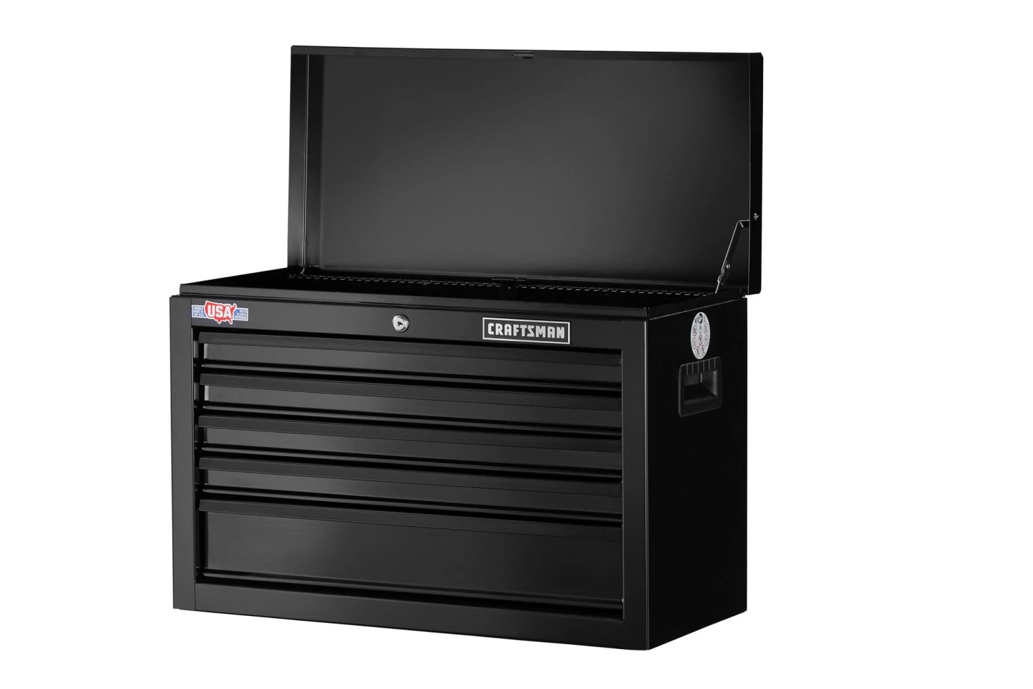 CRAFTSMAN Top Tool Chests 1000 Series 26-in W x 17.25-in H 5-Drawer Steel Tool Chest (Black) 2 CRAFTSMAN Top Tool Chests 1000 Series 26-in W x 17.25-in H 5-Drawer Steel Tool Chest (Black) - Image 2