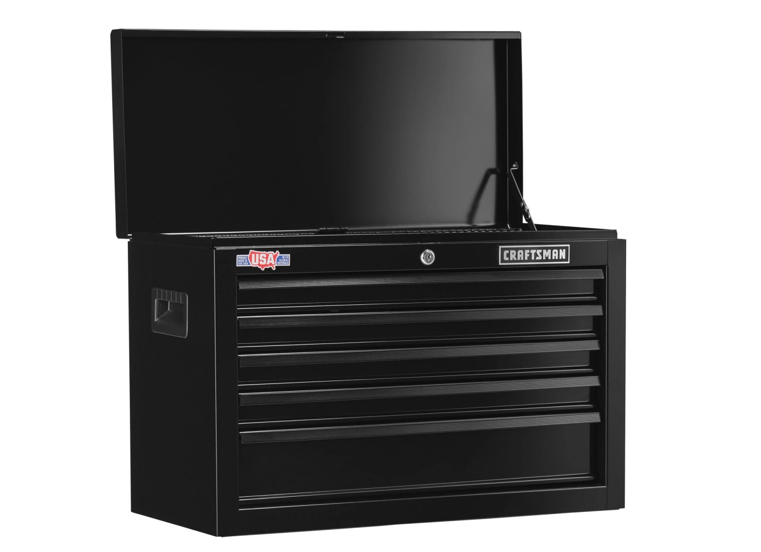 CRAFTSMAN Top Tool Chests 1000 Series 26-in W x 17.25-in H 5-Drawer Steel Tool Chest (Black) 3 CRAFTSMAN Top Tool Chests 1000 Series 26-in W x 17.25-in H 5-Drawer Steel Tool Chest (Black) - Image 3