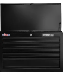 CRAFTSMAN Top Tool Chests 1000 Series 26-in W x 17.25-in H 5-Drawer Steel Tool Chest (Black) 16 CRAFTSMAN Top Tool Chests 1000 Series 26-in W x 17.25-in H 5-Drawer Steel Tool Chest (Black) -Craftsman Store 09223814 scaled