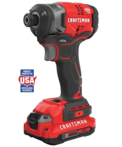 CRAFTSMAN Impact Drivers V20 20-volt Max Variable Speed Brushless Cordless Impact Driver (2-Batteries Included)