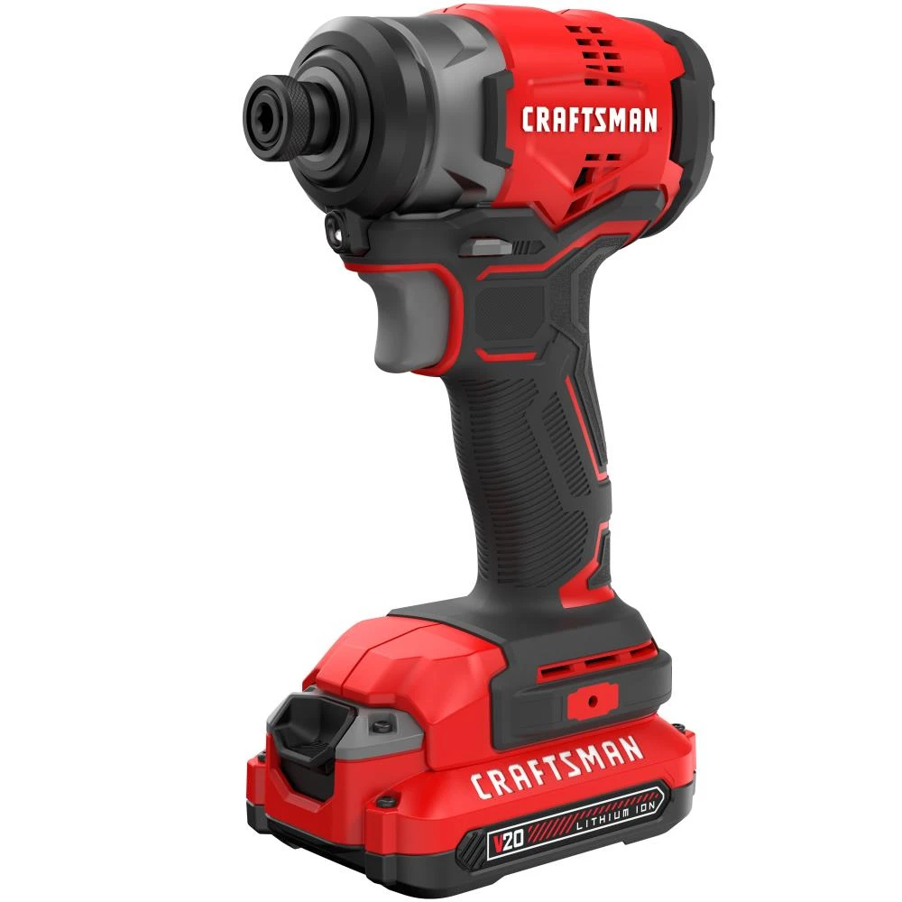 CRAFTSMAN Impact Drivers V20 20-volt Max Variable Speed Brushless Cordless Impact Driver (1-Battery Included) 1 CRAFTSMAN Impact Drivers V20 20-volt Max Variable Speed Brushless Cordless Impact Driver (1-Battery Included)
