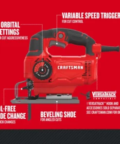 CRAFTSMAN Jigsaws 5-Amp Variable Speed Keyless Corded Jigsaw -Craftsman Store 09224765
