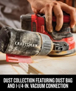 CRAFTSMAN Power Sanders V20 20-Volt Cordless Random Orbital Sander with Dust Management -Craftsman Store 09224772