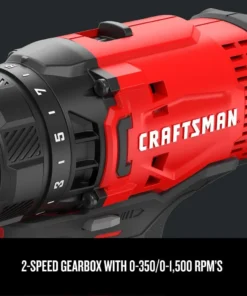 CRAFTSMAN Drills V20 20-volt Max 1/2-in Cordless Drill (1-Battery Included and Charger Included) -Craftsman Store 09224822