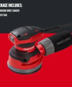 CRAFTSMAN Power Sanders 120-Volt 3-Amp Corded Random Orbital Sander with Dust Management -Craftsman Store 09224839
