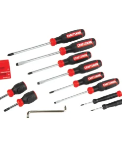 CRAFTSMAN Screwdrivers 12-Piece Bi-material Handle Set Screwdriver Set
