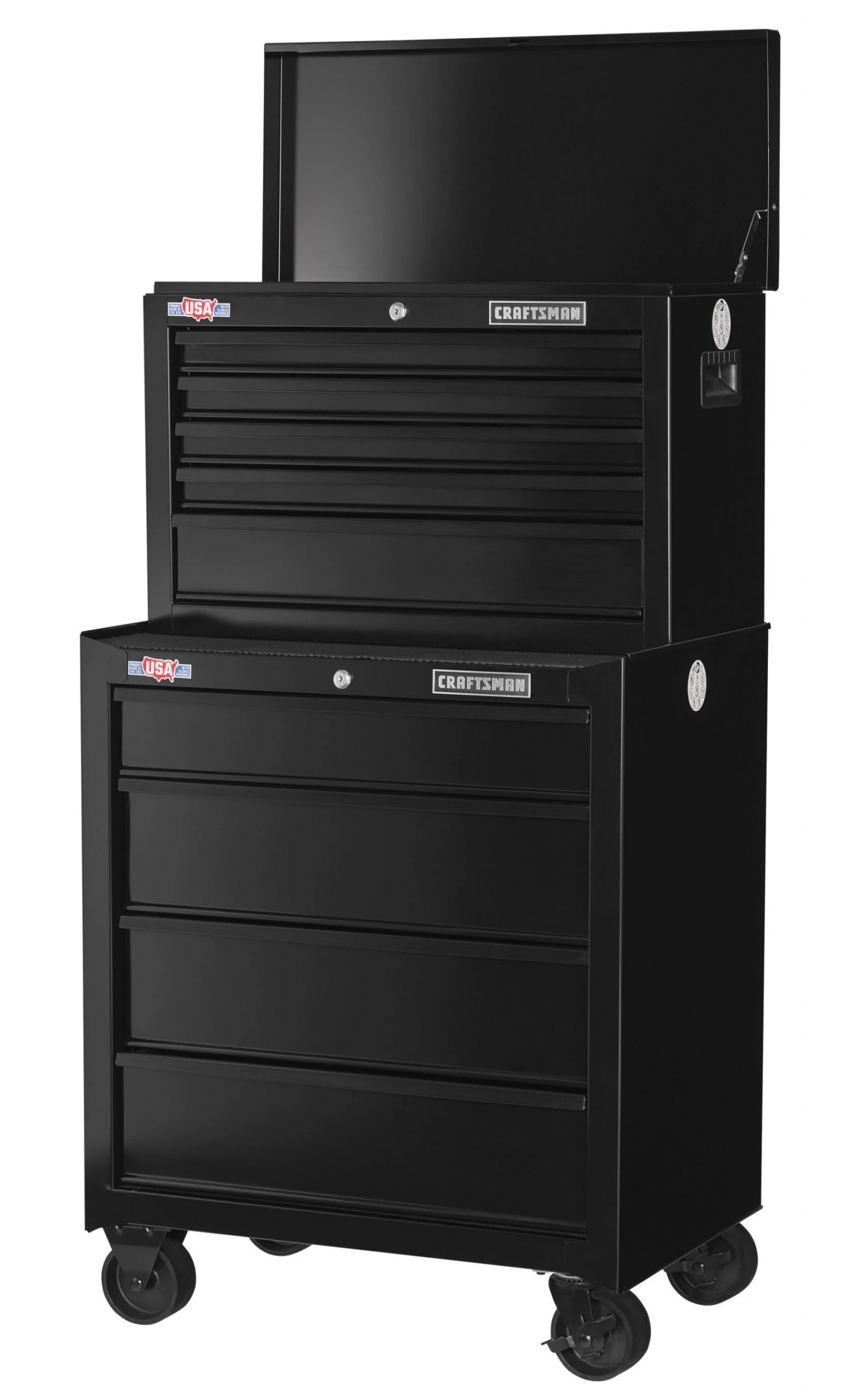 CRAFTSMAN Top Tool Chests 1000 Series 26-in W x 17.25-in H 5-Drawer Steel Tool Chest (Black) 9 CRAFTSMAN Top Tool Chests 1000 Series 26-in W x 17.25-in H 5-Drawer Steel Tool Chest (Black) - Image 9