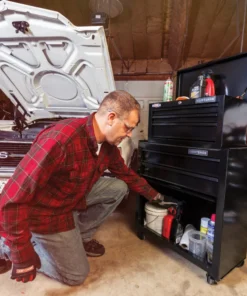 CRAFTSMAN Tool Chest Combos 1000 Series 26.5-in W x 44.25-in H 5 Ball-bearing Steel Tool Chest Combo (Black) -Craftsman Store 09229736 scaled