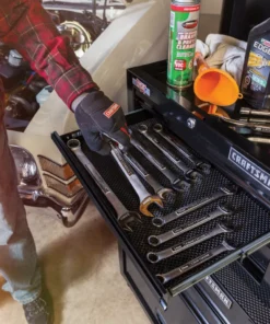 CRAFTSMAN Tool Chest Combos 1000 Series 26.5-in W x 44.25-in H 5 Ball-bearing Steel Tool Chest Combo (Black) -Craftsman Store 09229737 scaled