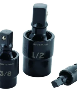 CRAFTSMAN Socket Adapters 3-Piece 1/4-in; 3/8-in; 1/2-in U-Joint Socket Adapter