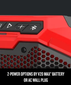CRAFTSMAN Jobsite Radios V20 20-Volt Max Cordless Jobsite Bluetooth Speaker -Craftsman Store 09236317