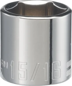 CRAFTSMAN Sockets & Socket Sets Standard (SAE) 3/8-in Drive 6-point 15/16-in Shallow Socket