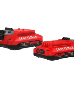 CRAFTSMAN Power Tool Batteries & Chargers V20 20-Volt Max 2-Pack 2 Amp-Hour Lithium Power Tool Battery