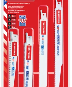 CRAFTSMAN Reciprocating Saw Blades 9-Pack Bi-Metal Set Wood/Metal Cutting Reciprocating Saw Blade Set