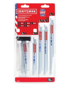 CRAFTSMAN Reciprocating Saw Blades 11-Pack Bi-Metal Set Wood/Metal Cutting Reciprocating Saw Blade Set